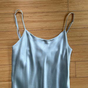 Silk Seafoam Lined A-line "Ricci Slip" Dress